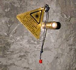 McGarf Laser Alignment System for mark-ups in underground mining